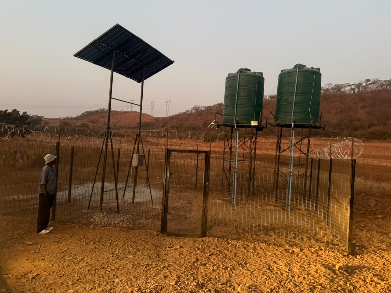 Solar-powered community water project